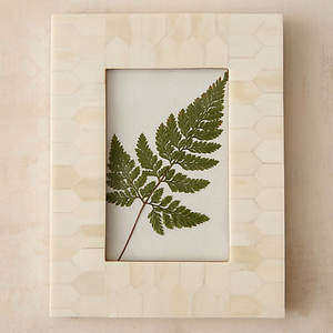 Cadre photo artisanal de luxe en bois massif et incrustations en os, style moderne minimaliste vintage bohème, décoration intérieure, cadeau artisanal - Product Image 5