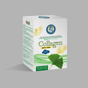 คอลลาเจนเจลลี่ใบแปะก๊วย 500 กรัม (20 ซอง x 25 กรัม) อาหารเสริมสำหรับผู้ใหญ่ ดีต่อสุขภาพ - Product Image 5