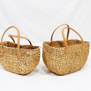 Bolso de mano de artesanía vietnamita de Artex Dong Thap, tejido a mano con junco marino y jacinto de agua, modelo SD1435A-2NA - Product Image 6