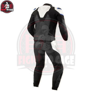 Trajes de Motociclismo de Cuero de Alto Rendimiento, Personalizables, Talla Grande, Protección Completa Contra el Viento, Blancos y Negros, Venta al Por Mayor - Product Image 2