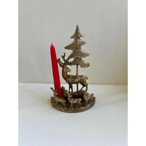 Christmas <b>Tree</b> Shape Metal Candle <b>Stand</b> for Home Decoration Handmade Brass Candle Holder For Tabletop Christmas Decor For Home - Product Image 5