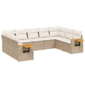 Set Divano da Giardino Beige e Bianco Crema - Product Image 2