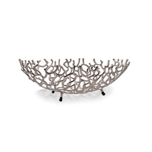 Vase de table en aluminium fait main, finition dorée, design moderne, écologique, de haute qualité, bol décoratif intemporel - Product Image 2