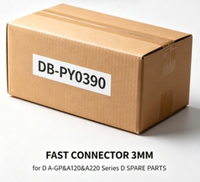 KONEKTOR CEPAT 3MM DB-PY0390 untuk Seri D A-GP&A120&A220 D SUKU CADANG