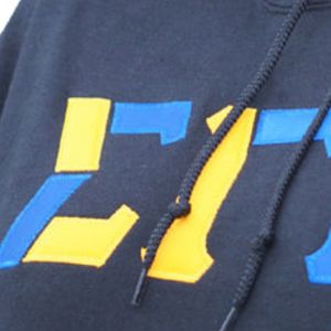 Sweat-shirt à capuche pour femme Sigma Gamma Rho, motif lettres grecques, color block, vêtement de sororité personnalisé, en polaire, noir - Product Image 2