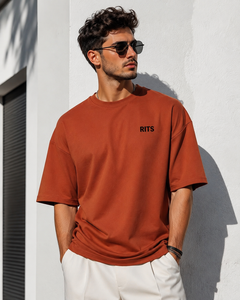 Camisetas de Hombre Rits Enterprises, Estilo Moderno, Diseño de Alta Calidad, 100% Algodón, Verano, Talla Grande, Lavado Ácido, Manga Corta, con Letras - Product Image 3
