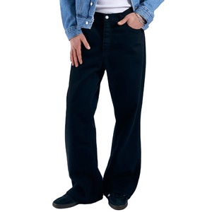 Hot Sale Men’s Black Boot Cut Washed Denim Jeans Stonewash <b>Hip</b> Hop Street Style Fashion Casual Designer Long Pants High Quality - Product Image 1