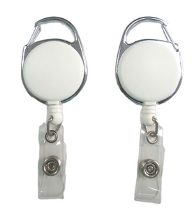 Bobine de badge en plastique bleu pour carte d'identité - Product Image 3