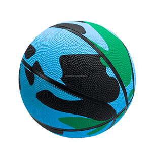 Ballon de basket blanc personnalisé avec logo, en caoutchouc, en gros, tailles 7, 6, 5, cadeau d'événement, impression publicitaire, vente en gros d'usine - Product Image 2