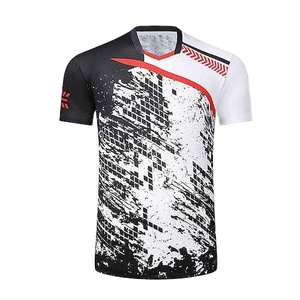Modern Style Customizable Front Logo Men 100% Polyester Breathable Tennis Badminton <b>Table</b> Tennis Set And Tennis Uniform - Product Image 5