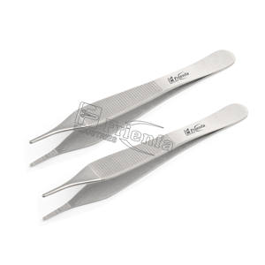 Pinces de pansement Adson 12 cm / 4,7 po, ensemble d'instruments manuels, acier inoxydable allemand de haute qualité, certifié CE, dentaire et orthopédique - Product Image 5