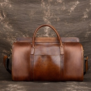 Outdoor Use New Arrival Durable <b>Leather</b> Weekender Travel Duffel <b>Bag</b> Duffel Wholesale Price Stylish Perfect <b>Leather</b> Travel <b>Bags</b> - Product Image 6