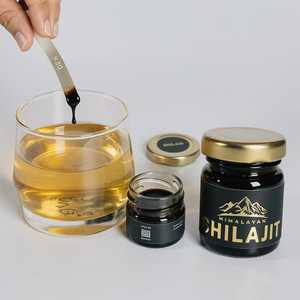 Resina de Shilajit del Himalaya con Ashwagandha, Swarna Bhasma y Semillas de Sésamo, Fabricación por Contrato para Importadores - Product Image 6