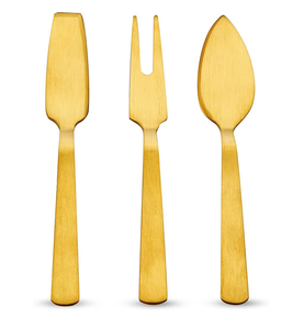 Brass <b>Cheese</b> <b>Set</b> High on Demand Metal Silver <b>Cheese</b> Tools For Wedding and Party Usage Brass <b>Cheese</b> Knife <b>Sets</b> - Product Image 6