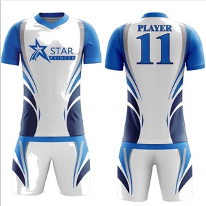 Servicio OEM, Conjuntos de Uniformes de Voleibol Cortos Transpirables de Poliéster 100%, Tallas Grandes, Colores y Logotipo Personalizados, Alta Calidad, Bajo Precio - Product Image 5