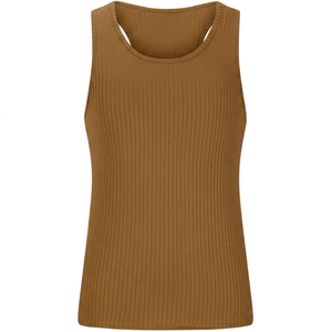 Débardeurs de sport pour hommes 100% coton, personnalisables, en gros, sans manches - Product Image 1