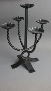 Highest Quality Eco-friendly Handmade Aluminium <b>Candelabra</b> Candle Holder Stand Modern Design Home Decor for Birthday Wedding - Product Image 5