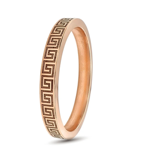 Elegante Brazalete Abierto de Cobre con Acabado en Espiral Forjado, Joyería Metálica de Moda con Diseño Exquisito - Product Image 6