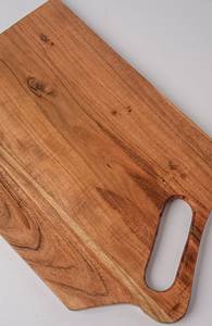เขียงไม้ทรงสี่เหลี่ยมผืนผ้า Timber Edge ป้องกันการลื่น ดีไซน์เรียบง่าย ลายไม้ธรรมชาติ สำหรับหั่นและสับอาหาร - Product Image 6