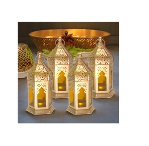 Farol Metálico Estilo Marroquí con Acabado Antiguo, Portavelas Metálico para Bodas, Festivales y Decoración de Hogar de Lujo a Precio de Exportación - Product Image 1