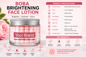 3D Boba Capsule Brightening Vitamin C Face Cream in JAR for Day Use-Private Label Manufacturer - Product Image 3