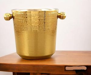 Bulk Double Wall Stainless Steel Wine & Champagne Bucket Ice <b>Chiller</b> <b>Beer</b> Bottle Cooler Insulated Bar Party Wine Cooler Bucket - Product Image 1