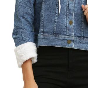 Chaquetas Vaqueras Transpirables para Mujer, Estilo Casual, 100% Algodón, con Botones y Capucha, Nueva Colección 2026 - Product Image 6