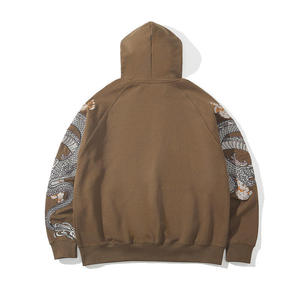 เสื้อฮู้ดดี้ปักลายสำหรับผู้ชาย ปรับแต่งได้ตามต้องการ ผ้าฝ้าย 100% ผ้าฟลีซย้อมสีเรียบ ระบายอากาศได้ดี เป็นมิตรกับสิ่งแวดล้อม น้ำหนักเบา ขายดี ราคาสมเหตุสมผล - Product Image 2
