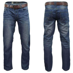 Nuevo Diseño, Jeans de Mezclilla Tejidos Rectos de Cintura Media para Hombre, Transpirables, de Secado Rápido, Estilo Casual Urbano, Mejor Precio, 100% Algodón - Product Image 4