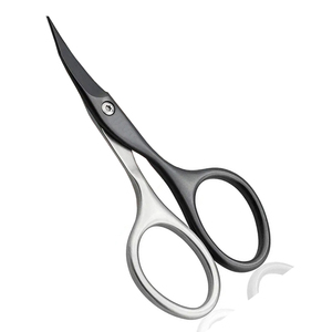 Professional Beauty Stainless Steel Black <b>Cuticle</b> <b>Scissors</b> Durable Sharp Curved Fine Tip for Nail Art With Customized Logo - Product Image 2