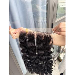 Extensions de cheveux humains bouclés vierges vietnamiens, ondulés profonds, trame simple, soyeux, lisses et brillants, disponibles en toutes les couleurs - Product Image 5