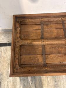 Modern Luxury Vintage Solid Wood <b>Coffee</b> <b>Table</b> <b>Tiles</b> Design Adjustable Height Custom Farmhouse Paradise Handicrafts Fast - Product Image 5