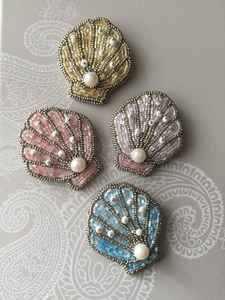 เข็มกลัดปักลายประดับลูกปัดทำมือ สีสันทันสมัย ราคาถูก - Product Image 2