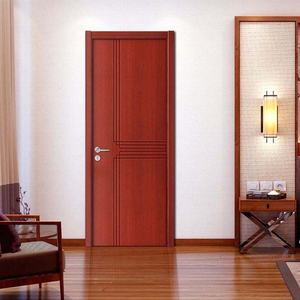 Nouvelle conception de porte intérieure en WPC, sans peinture, porte composite en bois massif pour maisons, bon prix, porte insonorisée pour hôtel, villa - Product Image 2