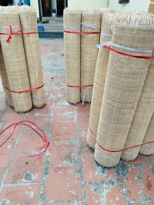 Meilleures ventes : Tissu en rotin naturel écologique beige, motif carré tissé en diagonale, pour chaises, armoires et meubles, bleu - Product Image 4
