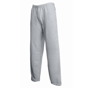 Pantalon de jogging pour homme automne-hiver en velours épais, coupe droite, noir, tricoté, grande taille, décontracté, ample, jambe large pour jeunes - Product Image 1