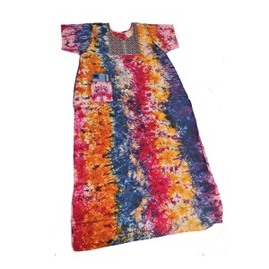 Meilleures ventes Nuisettes en coton boutonné à la taille en dentelle naturelle longueur au sol de l'Inde pour un usage quotidien - Product Image 4