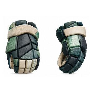 Gants de hockey sur glace avec tissu doux, construction durable, ajustement confortable et soutien flexible pour la pratique et l'entraînement - Product Image 1