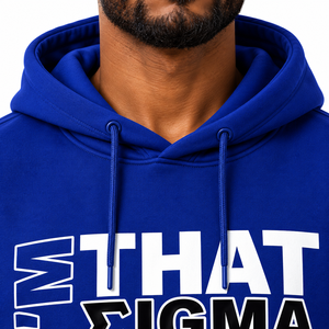 Sweat-shirt à capuche noir pour hommes Phi Beta Sigma, broderie de lettres grecques bleues, pull décontracté, fraternité Greek Life - Product Image 5
