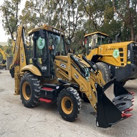 Chargeuse-pelleteuse JCB 3CX entièrement fonctionnelle, moteur diesel, moment de charge élevé, système hydraulique durable et fluide, large gamme d'accessoires