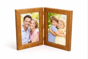 Cadre photo en bois de qualité supérieure, fait main, décoratif, pour afficher des photos de mariage, de famille et pour offrir en cadeau, en vente - Product Image 5