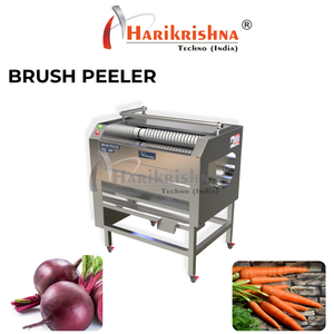 Éplucheuse à brosses en acier inoxydable pour légumes, pommes de terre, manioc, patates douces, carottes, betteraves – Équipement de nettoyage - Product Image 2