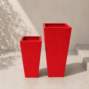Macetas de Alta Calidad para Interiores/Exteriores, Juego de 2 Macetas de Fibra de Vidrio para Jardín, Suministro Directo - Product Image 1