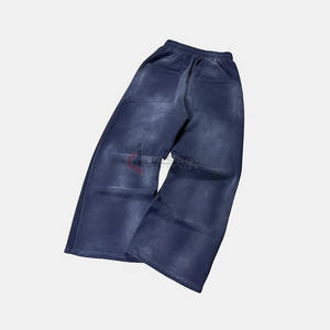 Pantalones Deportivos de Invierno para Hombre, Corte Regular, 100% Algodón, Personalizados |   Pantalones Deportivos de Pierna Recta con Cordón Ajustable |   Pantalones Casuales Impermeables y Transpirables | - Product Image 5