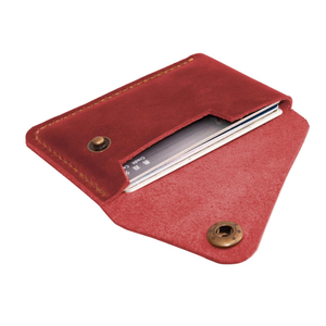 Minimalist Genuine Leather <b>Card</b> Holder Black Button Closure 4 Inch Slim Wallet for Credit <b>Cards</b> Leather <b>Card</b> Holder <b>Card</b> Holder - Product Image 4