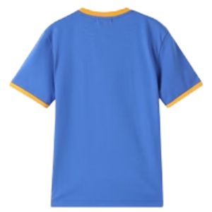 T-shirt Sigma Gamma Rho 1922 en chenille bleu roi avec bordure dorée, manches courtes, coton doux, coupe élégante et de qualité supérieure - Product Image 3