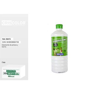 AGUARRAS 750ml, Desengrasante y Removedor de Pigmentos Eficiente para Limpieza y Eliminación de Pigmentos - Product Image 1