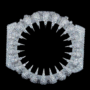 Lunette de montre sertie de diamants, cadre de remplacement personnalisé, accessoire de luxe pour bijoux, montre de caractère, design amélioré - Product Image 2