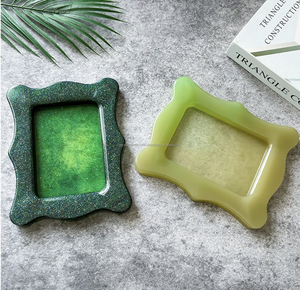 Creative Modern Resin <b>Photo</b> <b>Frame</b> with Flower Grinding Surface Sturdy From India - Product Image 5