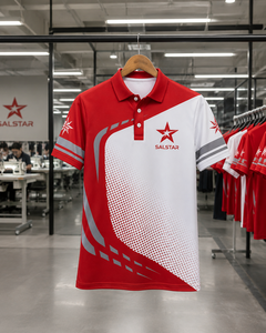 เสื้อโปโลซับลิเมชั่นคุณภาพสูงสั่งทำได้ ลายซัมเมอร์ไวบ์ แห้งเร็ว ผลิตจากโพลีเอสเตอร์ ชุดยูนิฟอร์มกีฬา ผู้ผลิต OEM ขายดี - Product Image 5